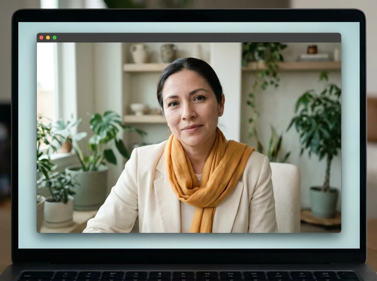 A live session with a human coach